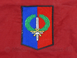 Defensie halsdoek Combat Support Command - rood - origineel