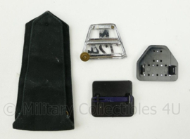 Britse Politie Londense schouder ID nummer set - 12½ x 6 cm - origineel