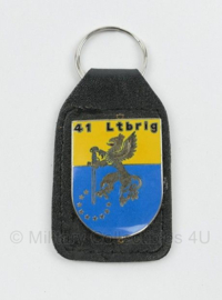 Defensie 41 Ltbrig 41 Lichte Brigade sleutelhanger - 8 x 4 cm - origineel