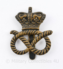 Naoorlog British cap badge South Staffordshire Regiment Queens Crown - 4,5 x 3,5 cm - origineel