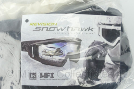 Revision SnowHawk Ballistic Goggles, Deluxe Kit with Aclima Balaclava - maat Large - nieuw - origineel