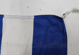 Defensie gloriedoek Griekenland Griekse vlag met Nederlands NSN - fabrikant Shipmate - 150 x 225 cm - origineel