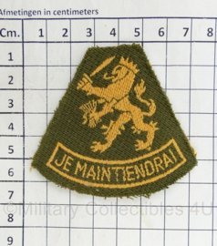 KL Nederlands leger DT arm leeuw Je Maintiendrai - 7 x 6,5 cm - origineel