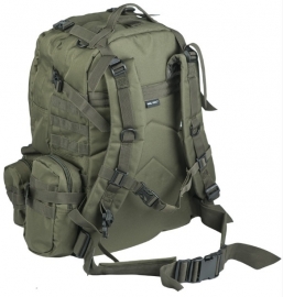 Defense pack MOLLE GROEN - formaat aanpasbaar aan iedere situatie! - met afneembare tassen