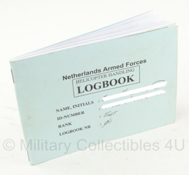 Netherlands Armed Forces Helicopter Handling Logboek - origneel