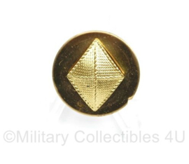 US Army manschappen Collar Disc Finance Department ENKEL - diameter 25 mm - origineel
