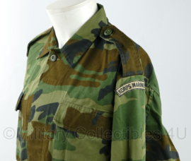 US Army Korps Mariniers BDU woodland jungle jas Eritrea missie - gedragen - maat Medium Regular - origineel