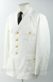 Wit marine uniform jas met gouden knopen - origineel