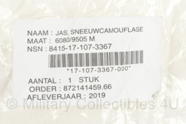 KL of KMARNS  sneeuwcamouflage jas - maat Medium = 6080/9505 - nieuw in verpakking - origineel