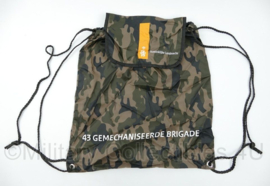 Defensie 43 MECHBAT 43 Gemechaniseerde Brigade rugzak camo - 43 x 41 cm - origineel