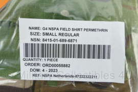 Crye Precision G4 NSPA Field Shirt Permethrin Multicam G4 Field Shirt  - nieuwste model 12-2023 - maat Small Regular - nieuw in verpakking - origineel