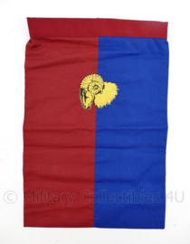 KL Nederlandse leger halsdoek 42 Pantserinfanterie Brigade - rood/blauw - origineel