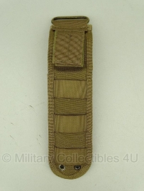 Universal Tactical Knife pouch Meshouder been schede universeel -  25 X 7 X 1 cm - Khaki