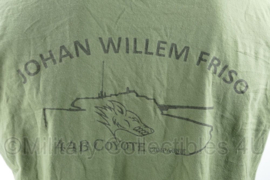 Defensie JWF Johan Willem Friso 44B Coyote Compagnie 4 EHD t-shirt - maat Large - gedragen - origineel