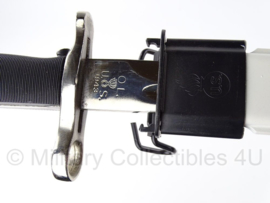 Garand bayonet Honor Guard Chroom met witte schede