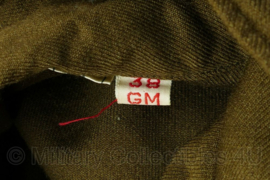 Frans wollen uniform overhemd, US model - maat 38 - gedragen - origineel