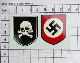 1 paar Decals SS Totenkopf