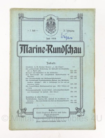 Marine Rundschau boekenset 1910 - set van 3 - origineel