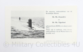 Eerste dag envelop Onderzeedienst Koninklijke Marine 75 jaar 1906 - 1981 set - origineel