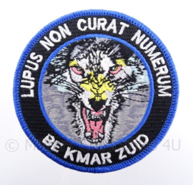 BE Bijstandseenheid KMAR Koninklijke Marechaussee Zuid embleem - met klittenband - diameter 9 cm