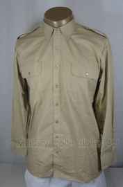 Nederlands leger Khaki DT Overhemd LANGE MOUW - maat 37, 39 of 42- origineel