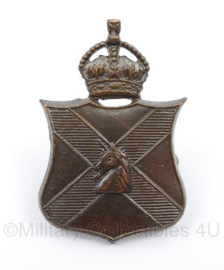 WW2 Britse of Canadese cap badge  - 4 x 3 cm -  origineel