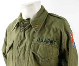 WO2 US M1943 field jacket 2nd Lieutenant Medical Department - maat 38R - replica