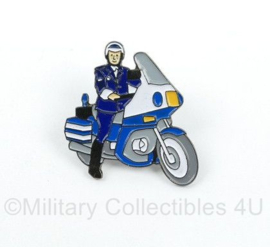 Politie motoragent speld - 3 x 2,5 cm - origineel