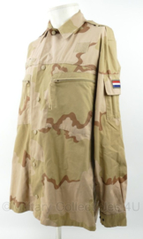 KL Nederlandse leger Regiment Infanterie Oranje Gelderland basis jas Desert camo - maat 8000/9095 - gedragen - origineel