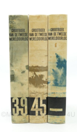 Boeken set Grootboek van de Tweede Wereldoorlog 3-delig 1939-1945