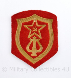 USSR Russische leger arm embleem muziekkorps - 8,5 x 6,5 cm - origineel