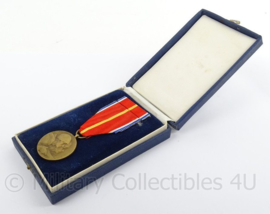 Tsjechische medaille slag om Dukla-pas 1944 - Se Sovetskym Svazem na Vecne Casy - in origineel doosje - afmeting doosje 9 x 16 cm - origineel