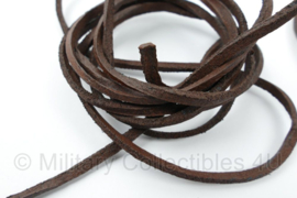 Laces, leather, jumpboots / schoenveters, per paar - 180cm