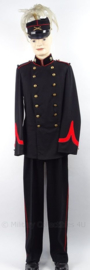 Antieke Nederlandse leger Kanonnier Artillerie uniform SET jas, broek en Schako kepi - begin 1900 -  met originele insignes - maat S - origineel