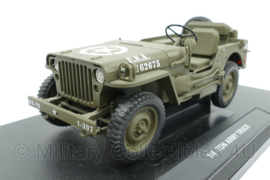 Willys MB Jeep model schaal 1:18 - gebruikt