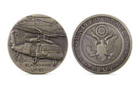 Coin United States Army Blackhawk UH-60  - diameter 4 cm - origineel