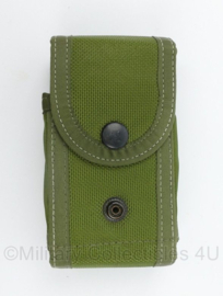 Bianchi model M1025 No. 3 Military Double Magazine Pouch - 7 x 3,5 x 13,5 cm - licht gebruikt - origineel