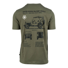 T-shirt Willy's MB  -  Groen