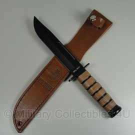 USMC knife - leren grip en schede (ka-bar) model!