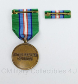 Defensie UNTAC United Nations Transitional Authority in Cambodia medaille met baton in doosje - origineel