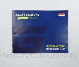 Defense NFP Doks helm Batlskin Viper P6N snelstartgids gevechtshelm Baltskin Viper P6N Manual  - origineel