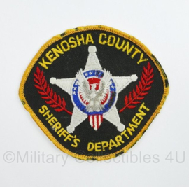 Amerikaanse Politie embleem American Kenosha County Sheriff's Department Police patch - 10,5 x 11,5 cm - origineel