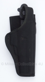 US Army open Bianchi size 15 zwart Cordura holster rechtshandig - origineel