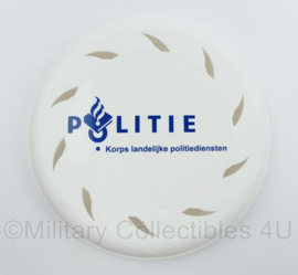 Nederlandse Politie KLPD Korps landelijke politiediensten frisbee met logo - diameter 21 cm - origineel