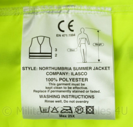 Britse Politie Northumbria summer jacket High Visability Community Support Officer - met portofoon houders - nieuw - maat 3XL Regular - origineel