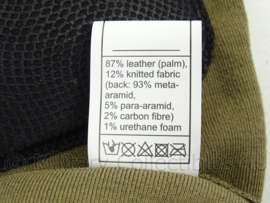 KL Landmacht en Korps Mariniers handschoenen SF Special Forces met aramide protection - coyote - zeldzaam - maat 11/XL - origineel