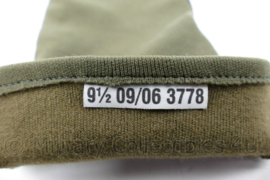 BW Bundeswehr handschoenen nomex en leer - grijs/groen - maat 9,5 - nieuw - origineel