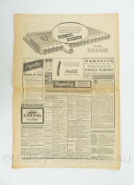 WO2 Duitse krant 8 Uhr Blatt 8 september 1941 - 47 x 32 cm - origineel