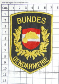 Oostenrijkse Bundes Gendarmerie embleem - 10 x 7 cm - origineel