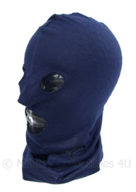 NL Politie of KMAR Marechaussee balaclava/bivakmuts - blauw - one size - origineel